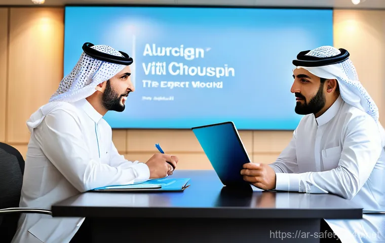 다양한 안전관리 자격증 비교 - **Prompt:** A highly competent and respected Arab OSH professional (male or female), wearing a crisp... 다양한 안전관리 자격증 비교 - **Prompt:** A highly competent and respected Arab OSH professional (male or female), wearing a crisp...